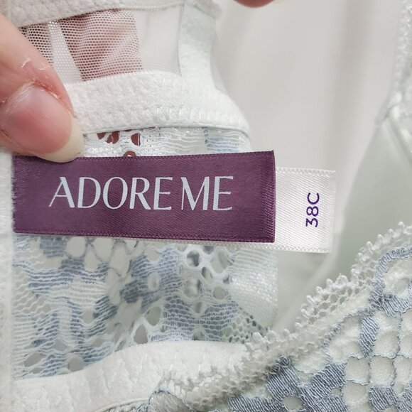 Adore Me 07971 Pacchi Contour Mint Longline Lace Burlesque Underwire Bustier 38C - Picture 4 of 7